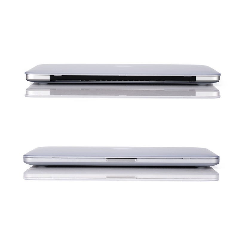 RUBAN Case for MacBook Retina Pro 15 inch A1398 (2015-2012), Plastic Smooth Matte Hard Case Shell with TPU Keyboard Cover, White - Image 4